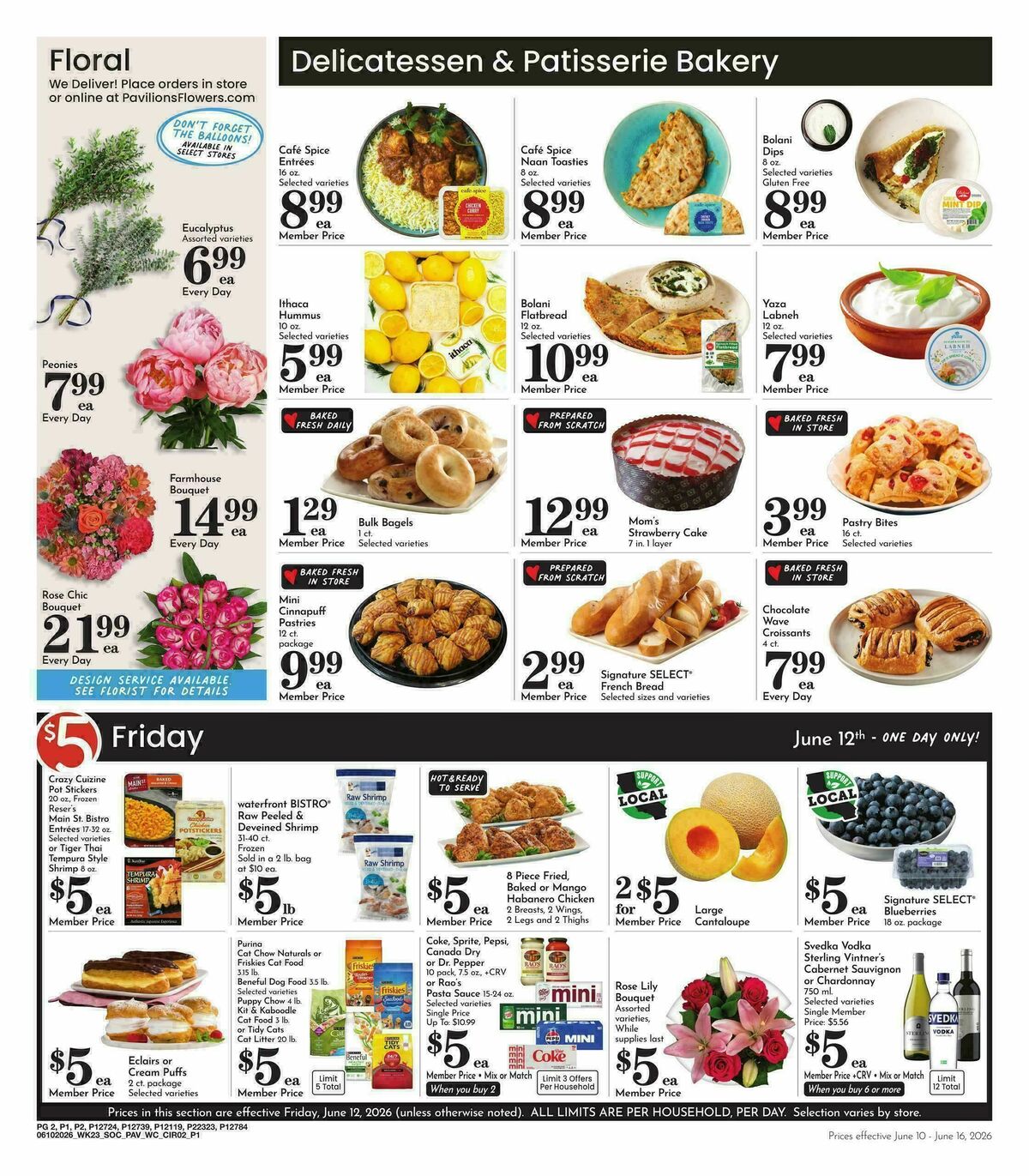 Pavilions Weekly Ad from June 10