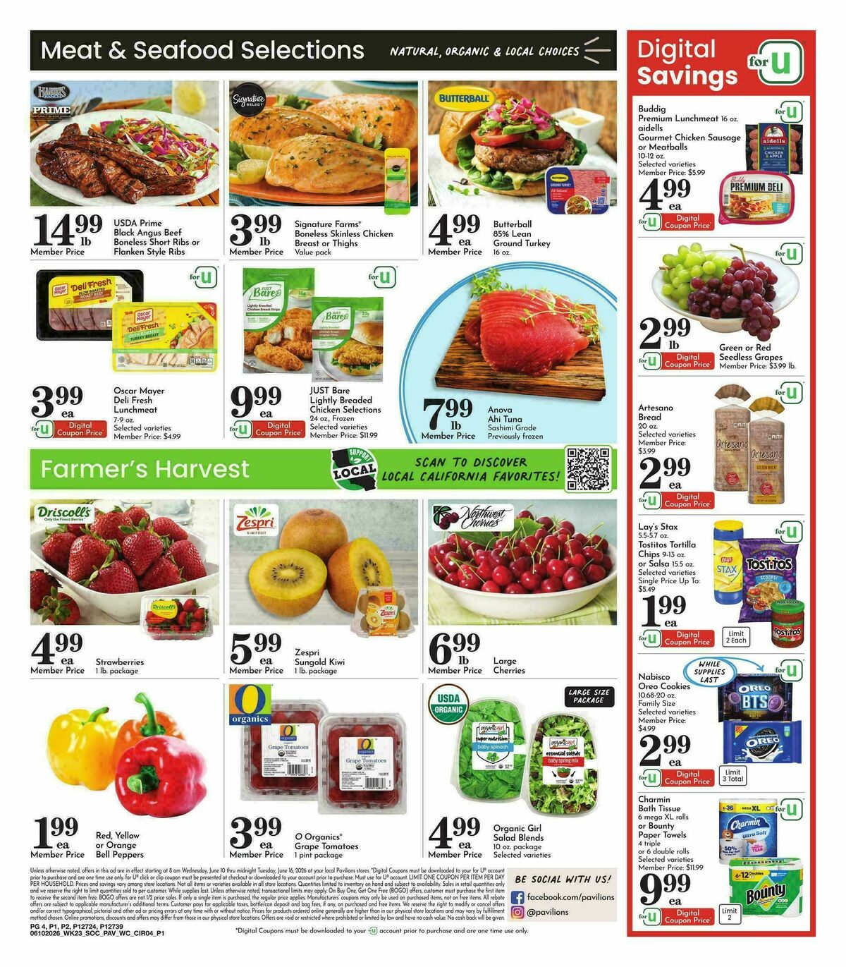 Pavilions Weekly Ad from June 10