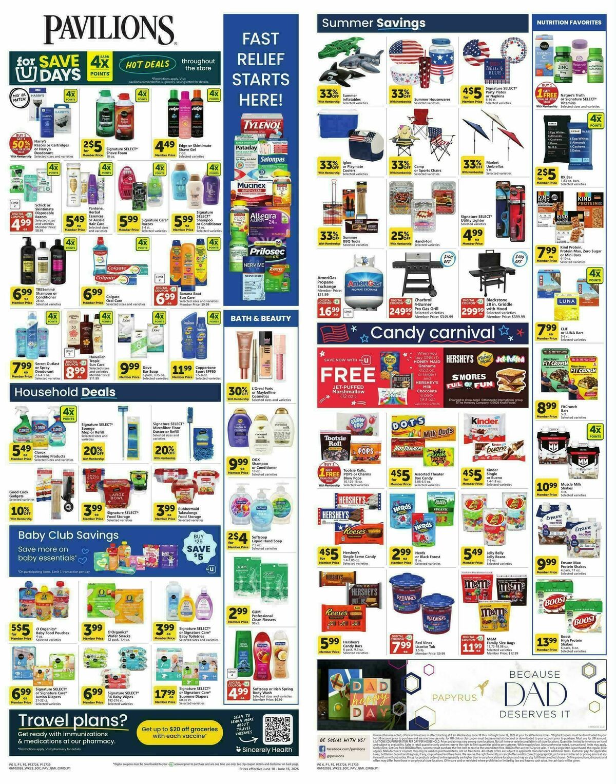 Pavilions Weekly Ad from June 10