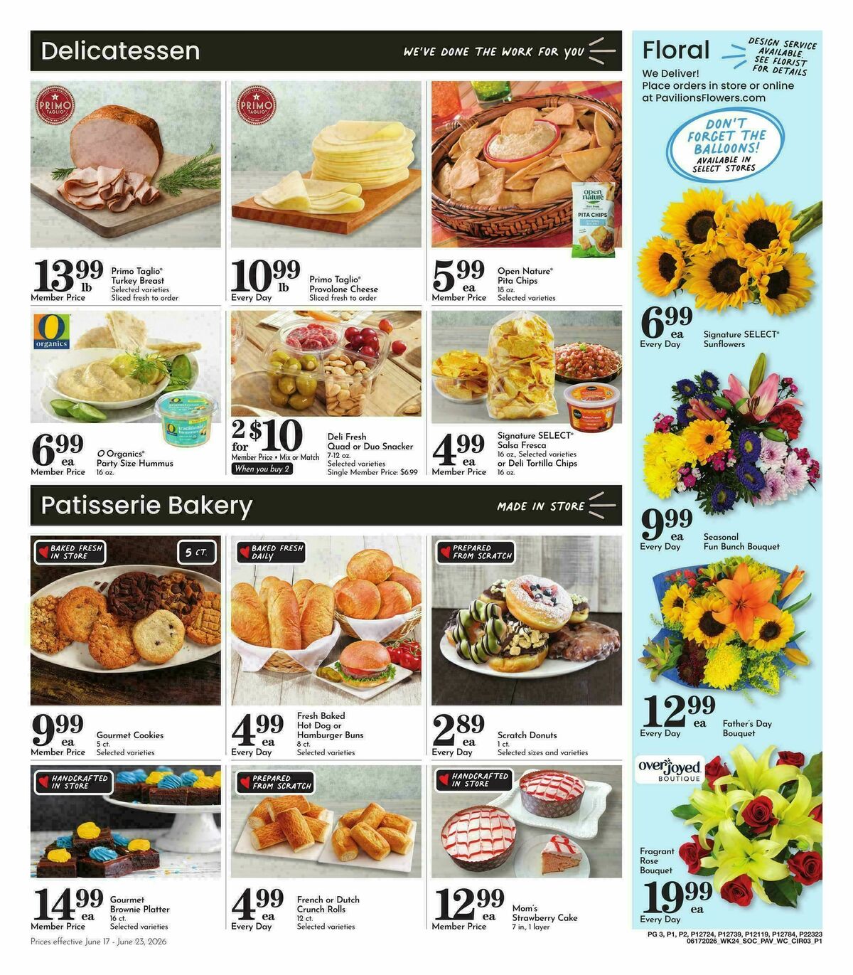 Pavilions Weekly Ad from June 17