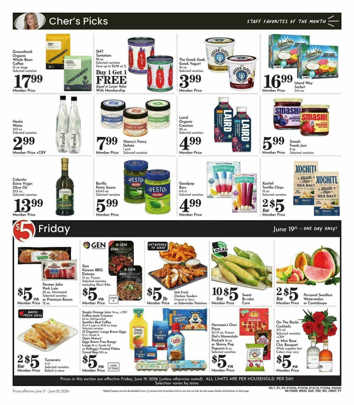 Pavilions Weekly Ad from June 17
