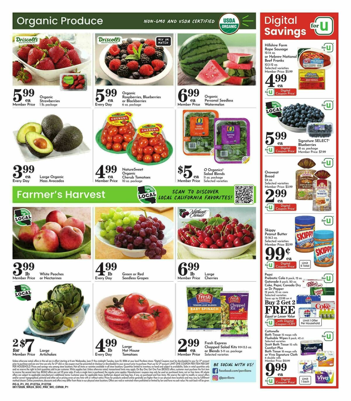 Pavilions Weekly Ad from June 17