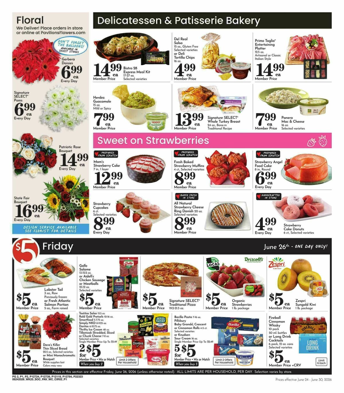 Pavilions Weekly Ad from June 24