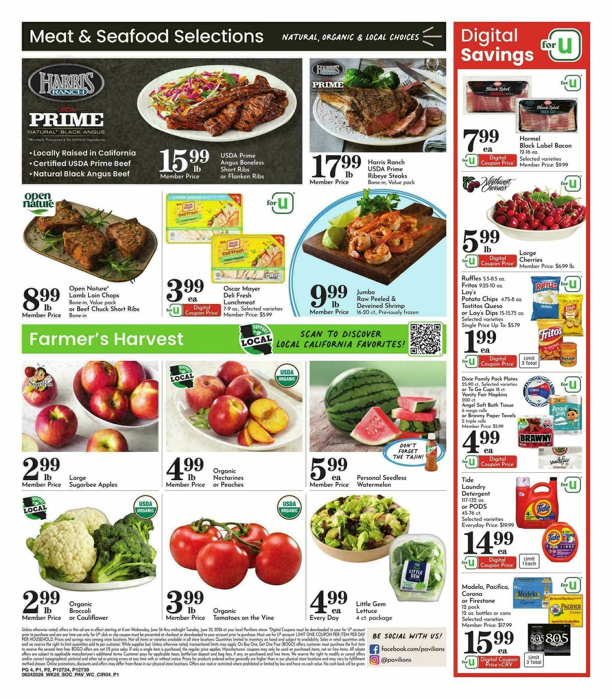 Pavilions Weekly Ad from June 24