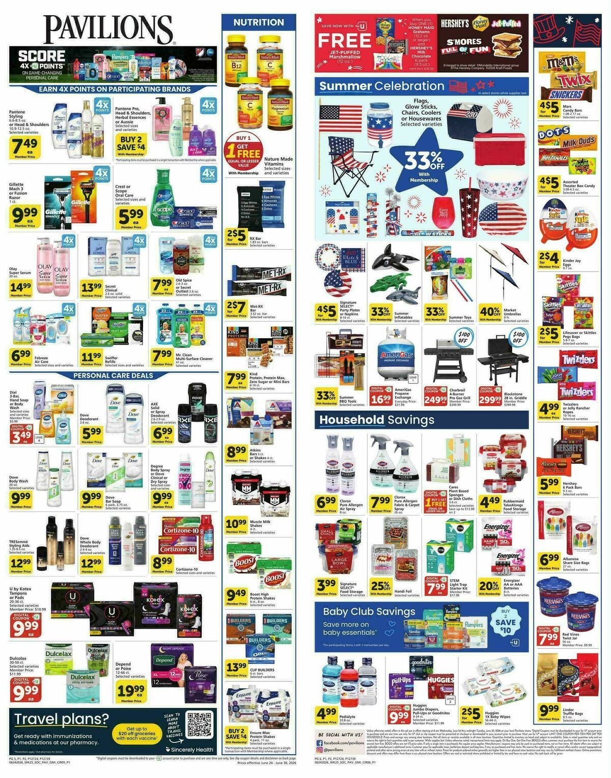 Pavilions Weekly Ad from June 24