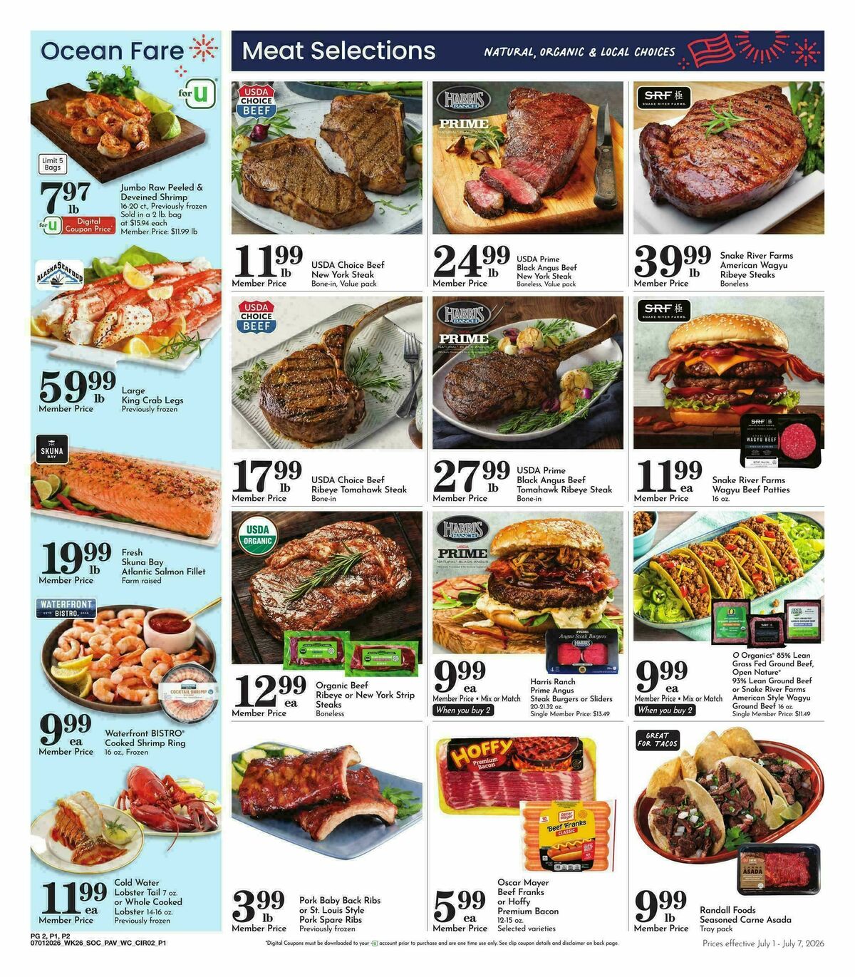 Pavilions Weekly Ad from July 1
