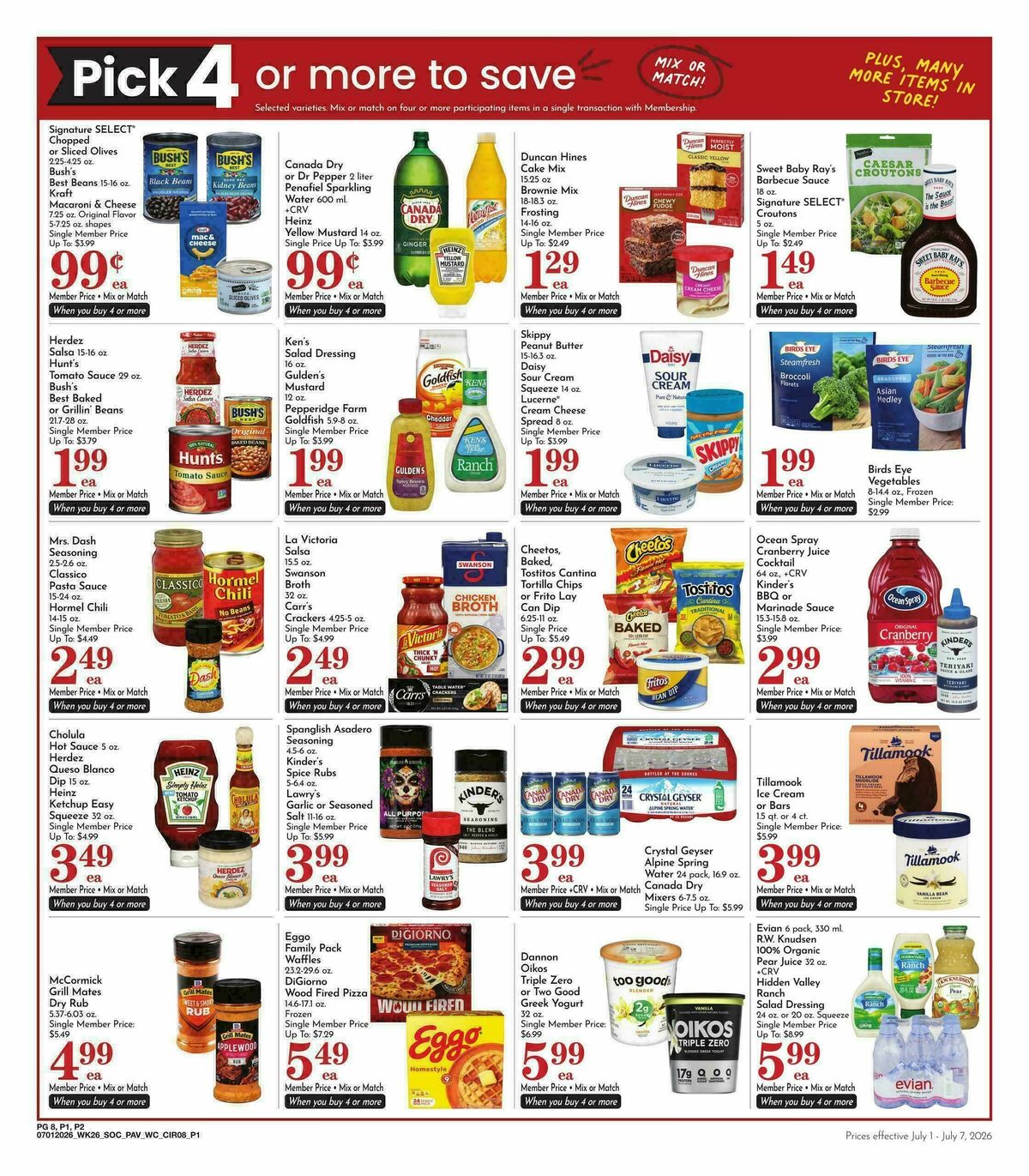 Pavilions Weekly Ad from July 1