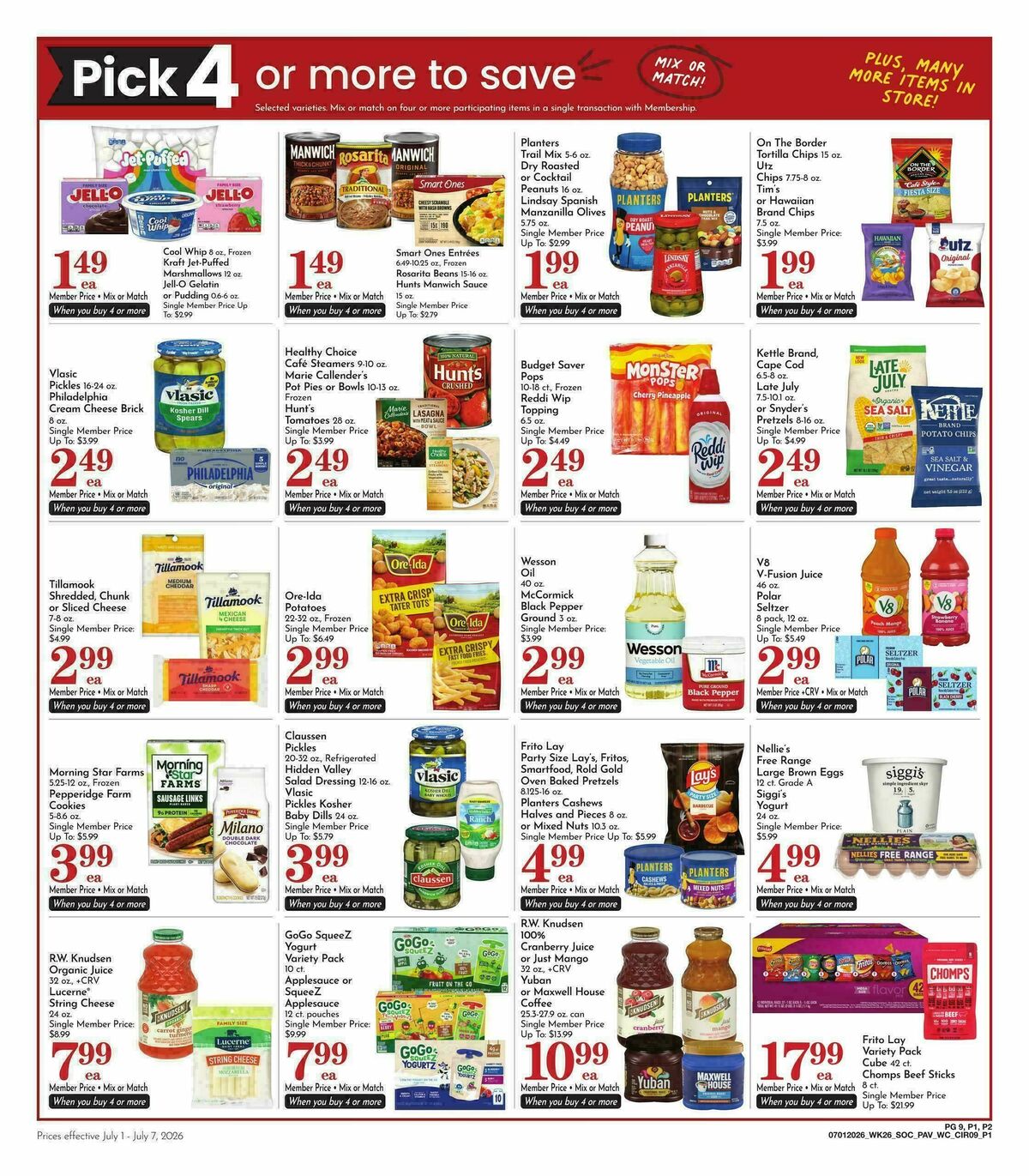 Pavilions Weekly Ad from July 1