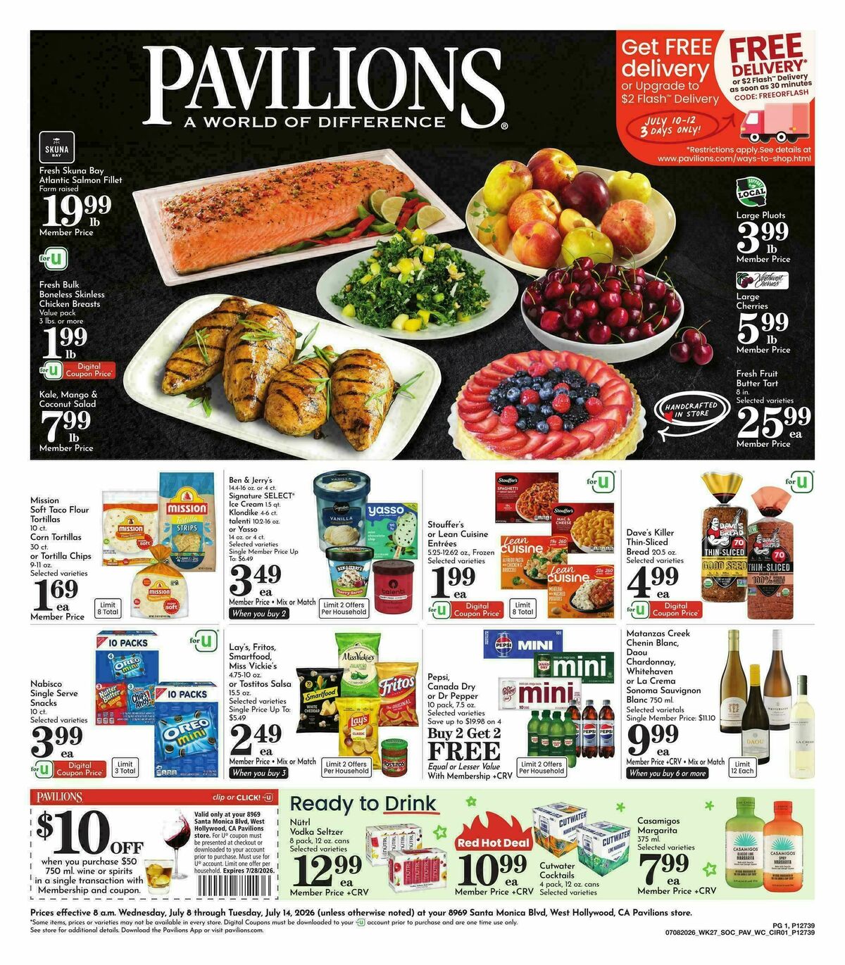 Pavilions Weekly Ad from July 8