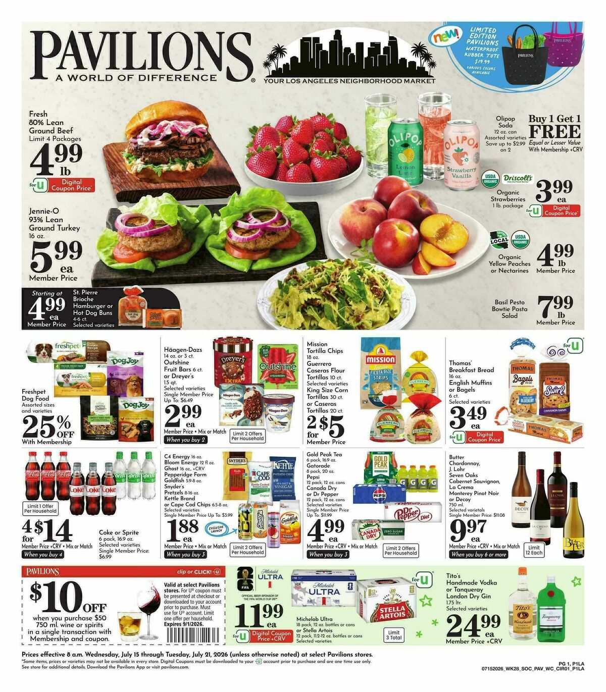 Pavilions Weekly Ad from July 15