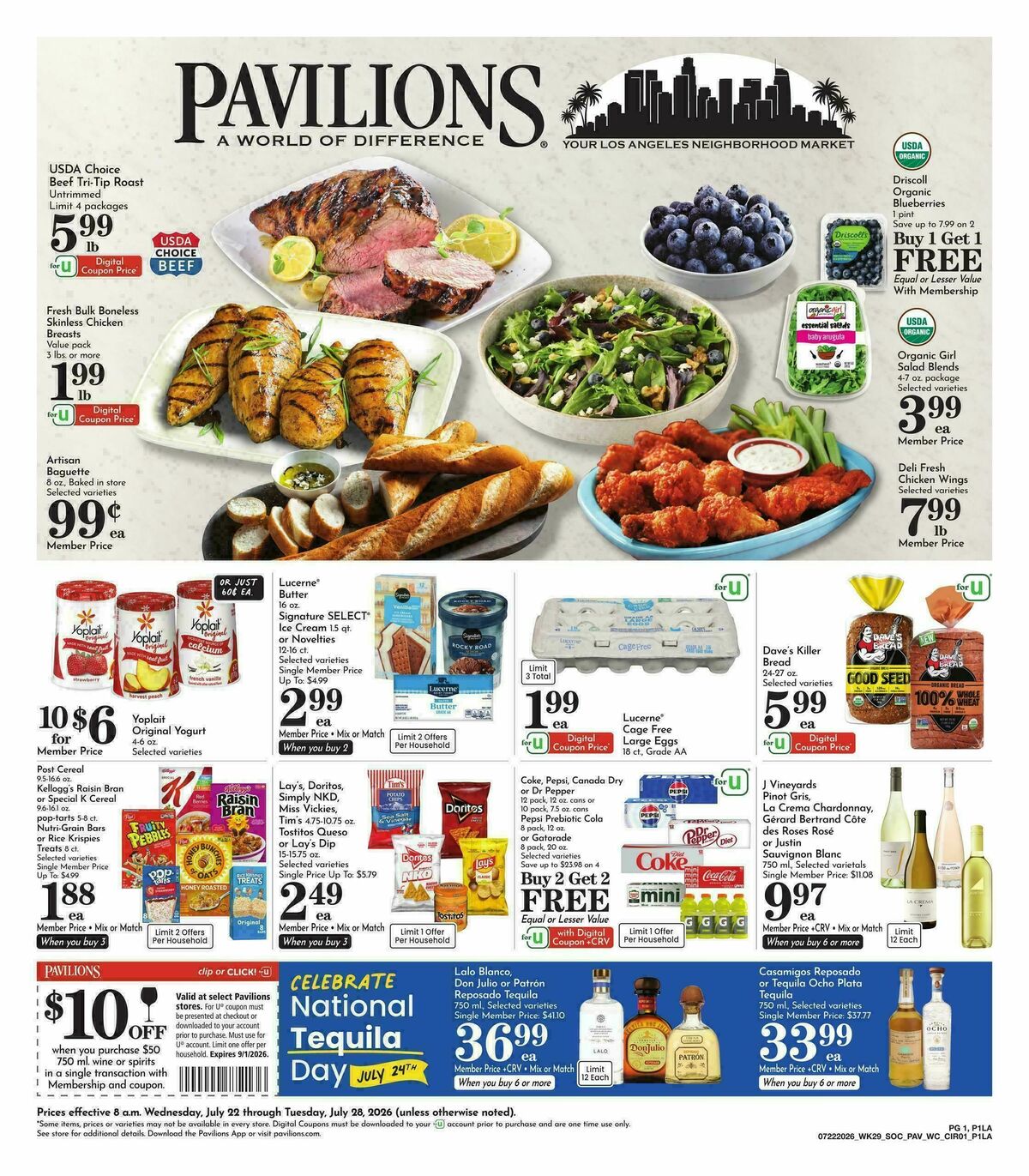 Pavilions Weekly Ad from July 22