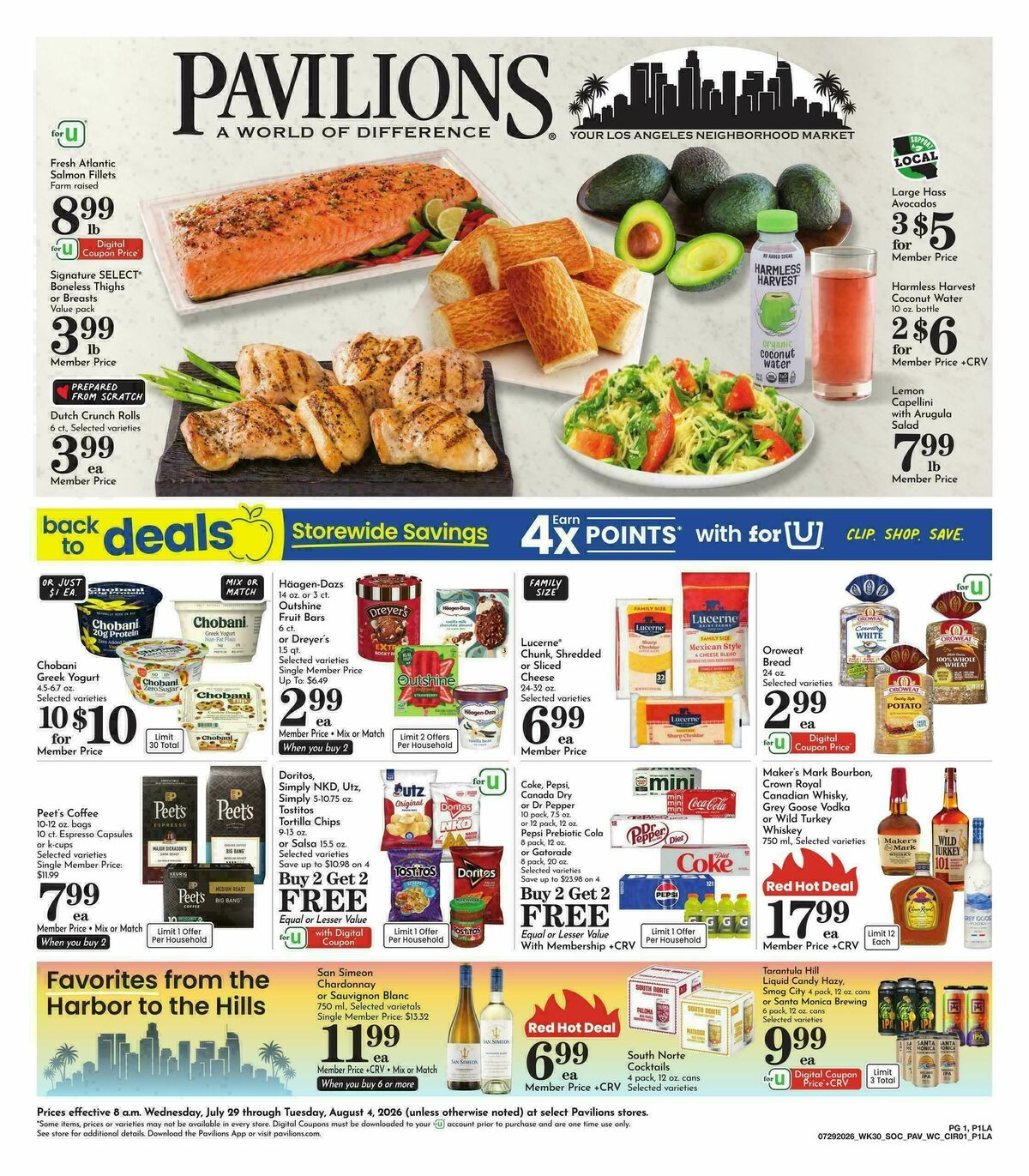 Pavilions Weekly Ad from July 29
