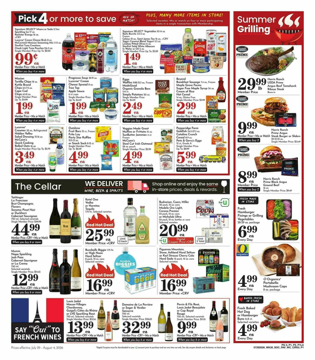 Pavilions Weekly Ad from July 29