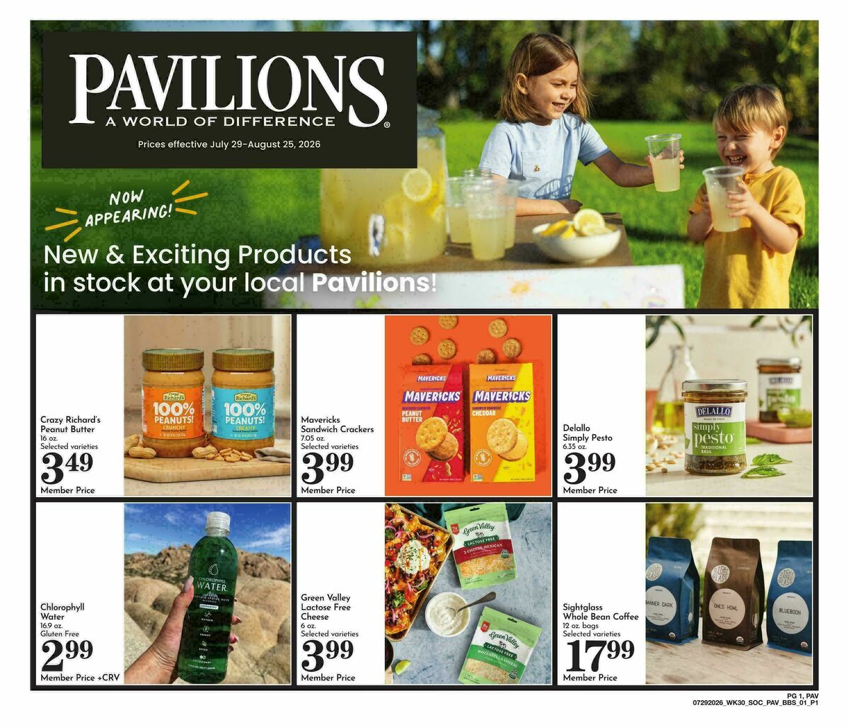 Pavilions Big Book of Savings Weekly Ad from July 29