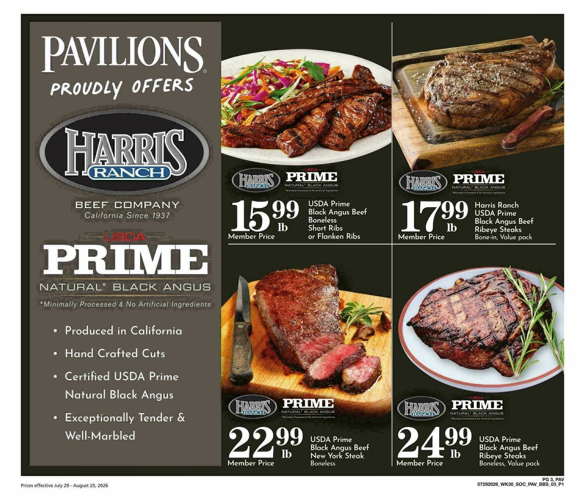Pavilions Big Book of Savings Weekly Ad from July 29