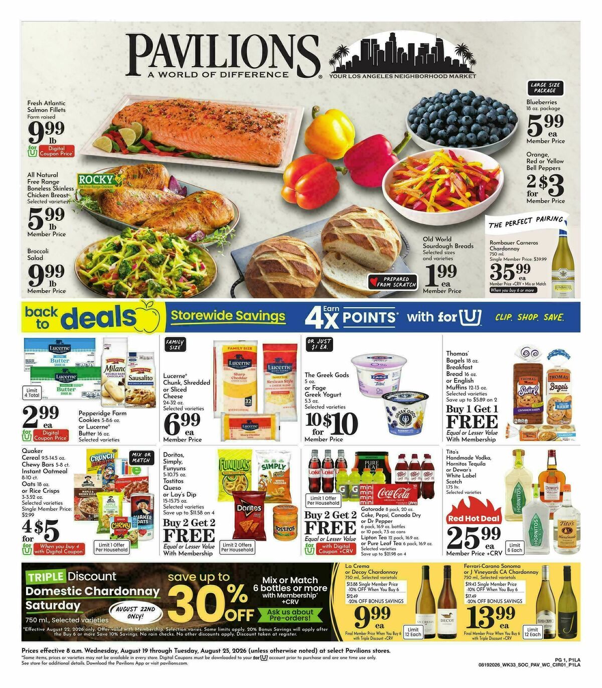 Pavilions Weekly Ad from August 19