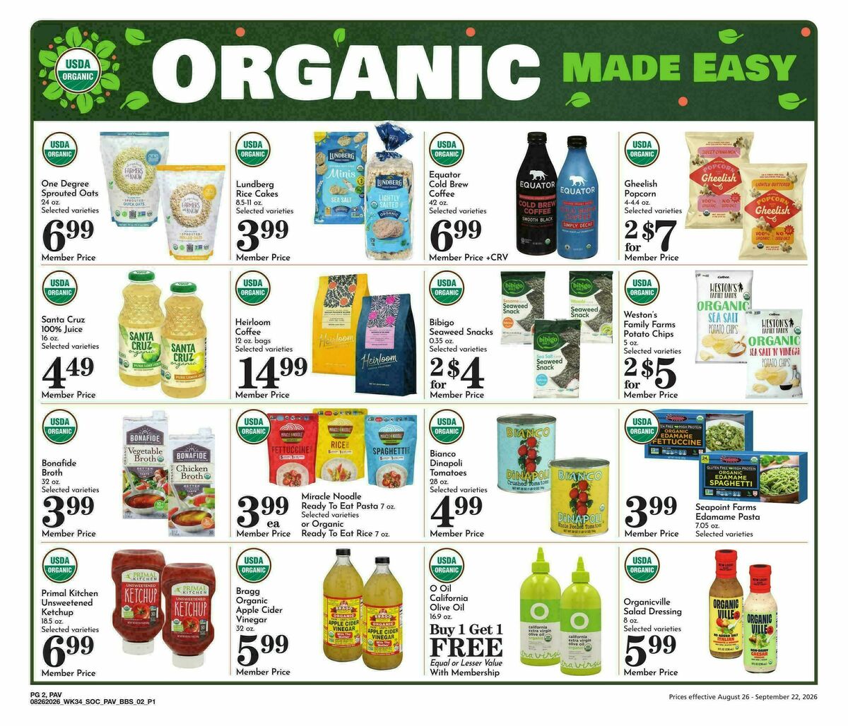 Pavilions Big Book of Savings Weekly Ad from August 26