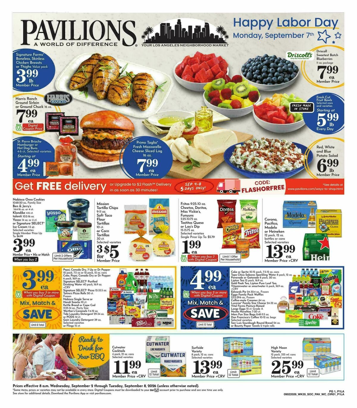 Pavilions Weekly Ad from September 2