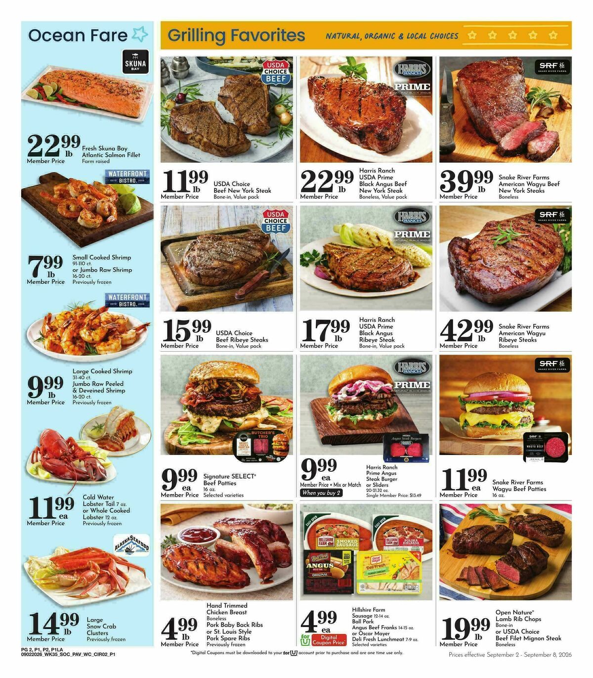 Pavilions Weekly Ad from September 2