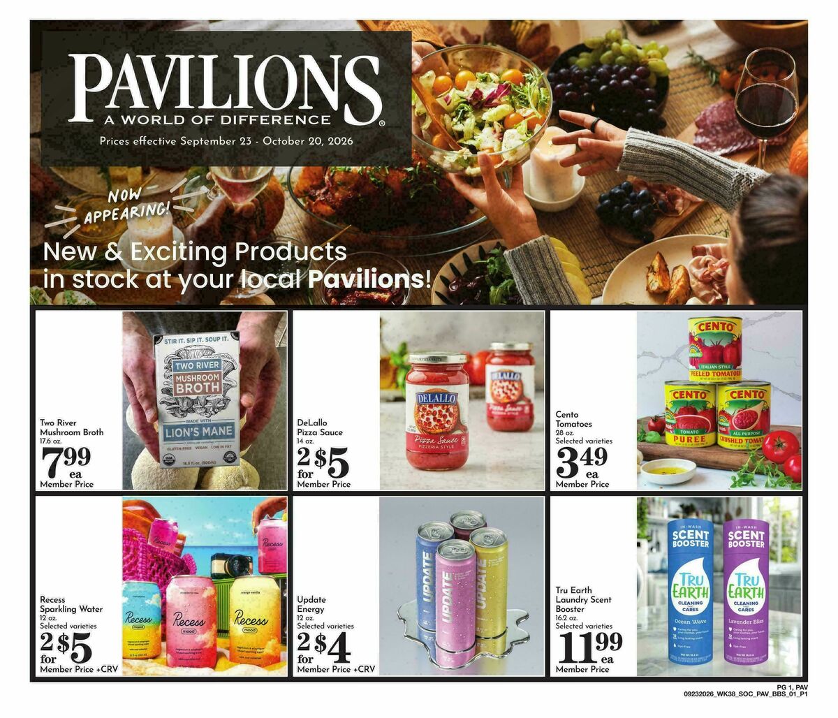 Pavilions Big Book of Savings Weekly Ad from September 23