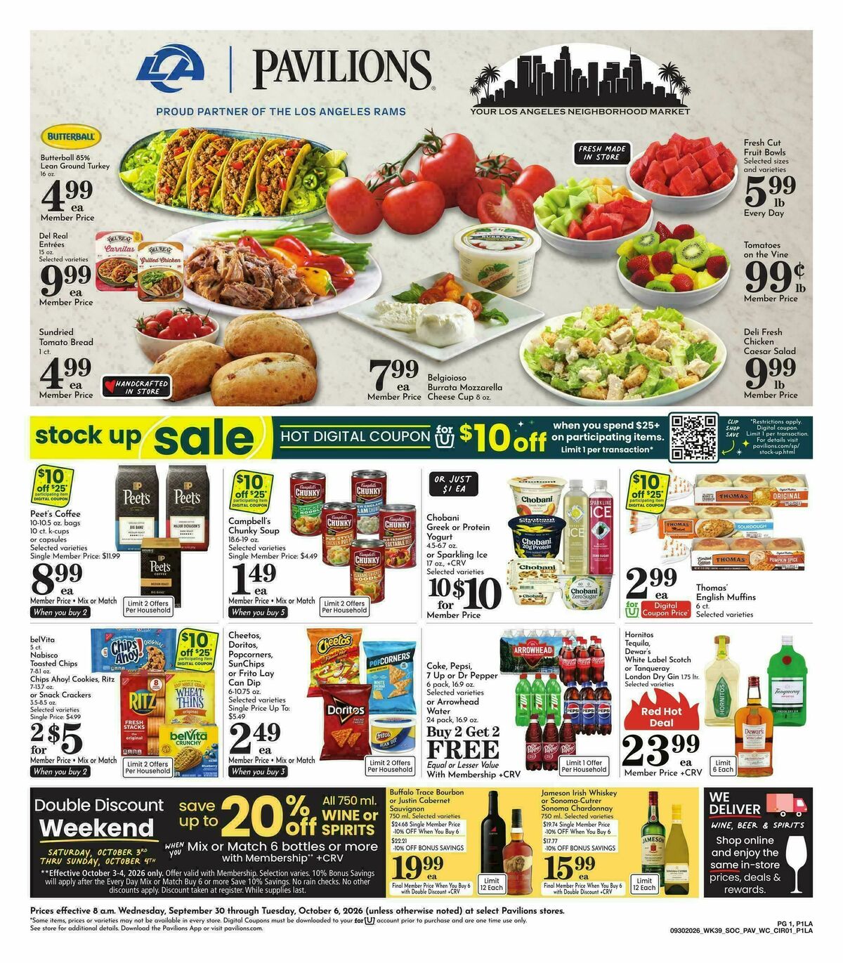 Pavilions Weekly Ad from September 30