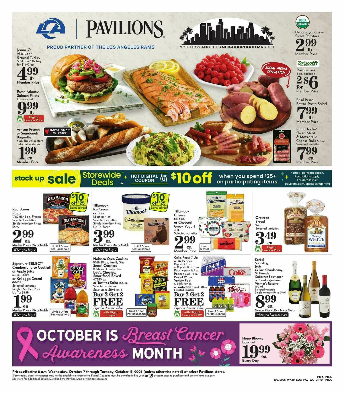 Pavilions Weekly Ad from October 7