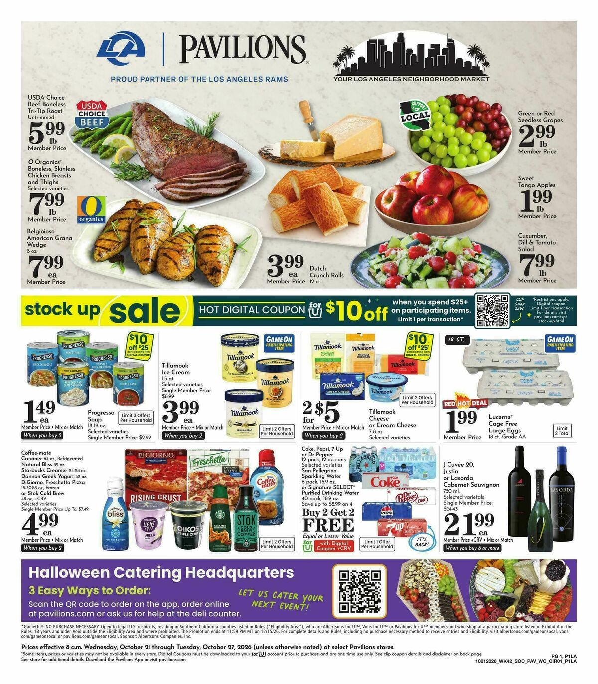 Pavilions Weekly Ad from October 21