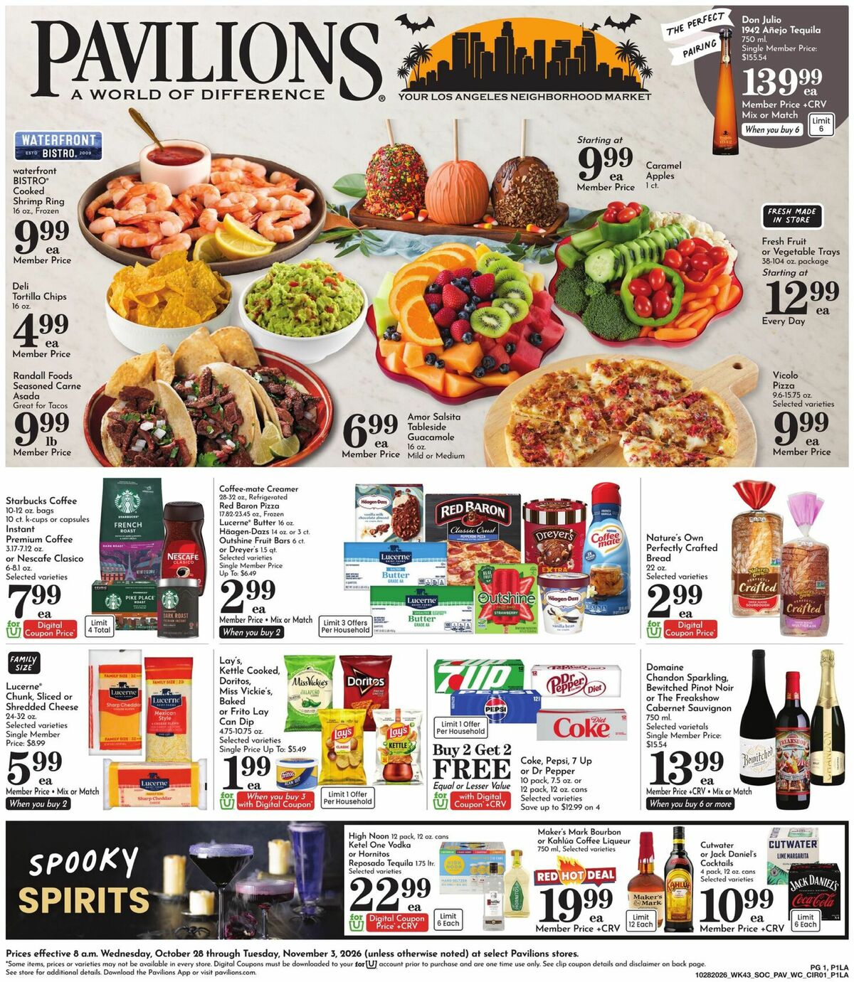 Pavilions Weekly Ad from October 28