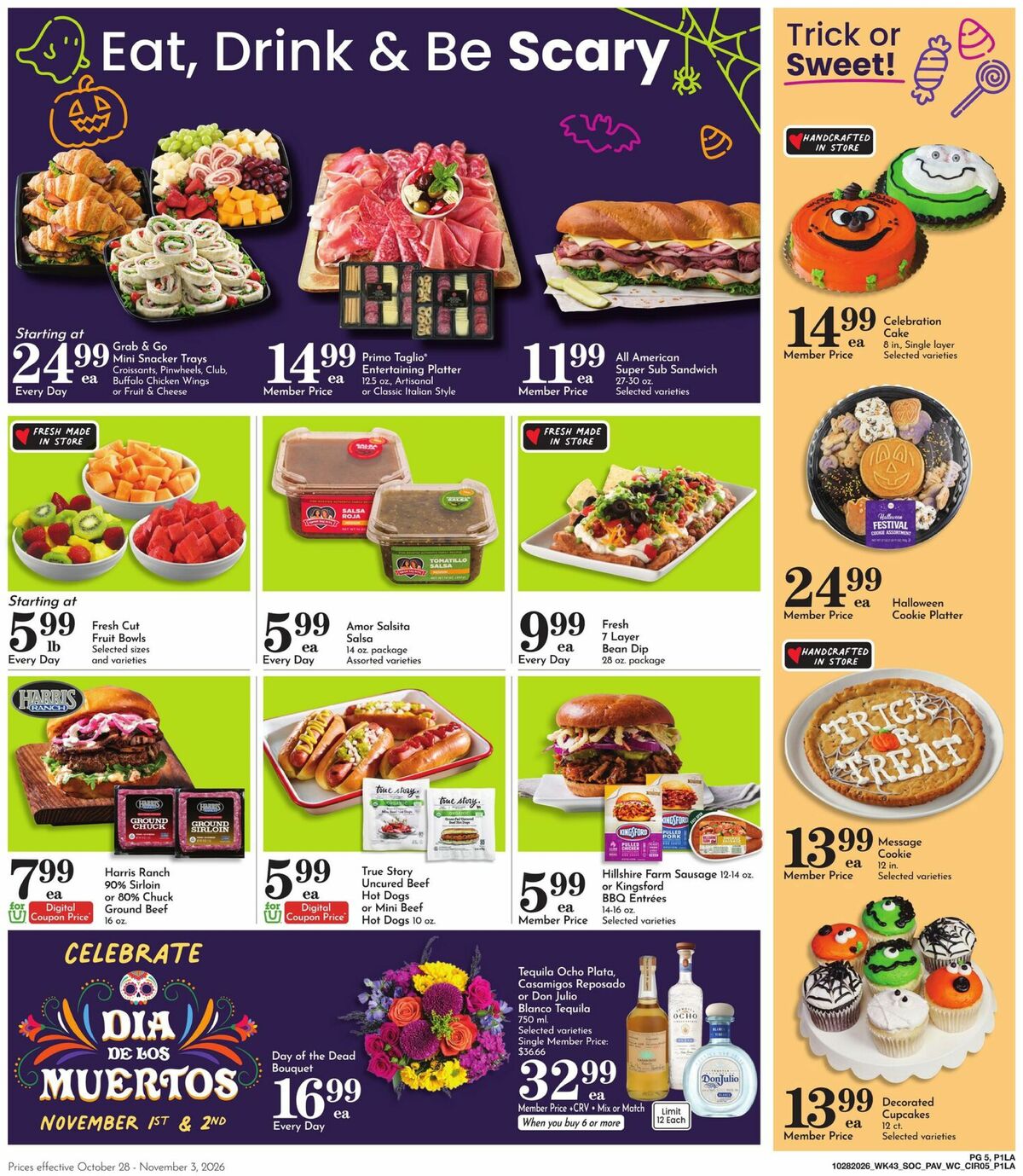 Pavilions Weekly Ad from October 28