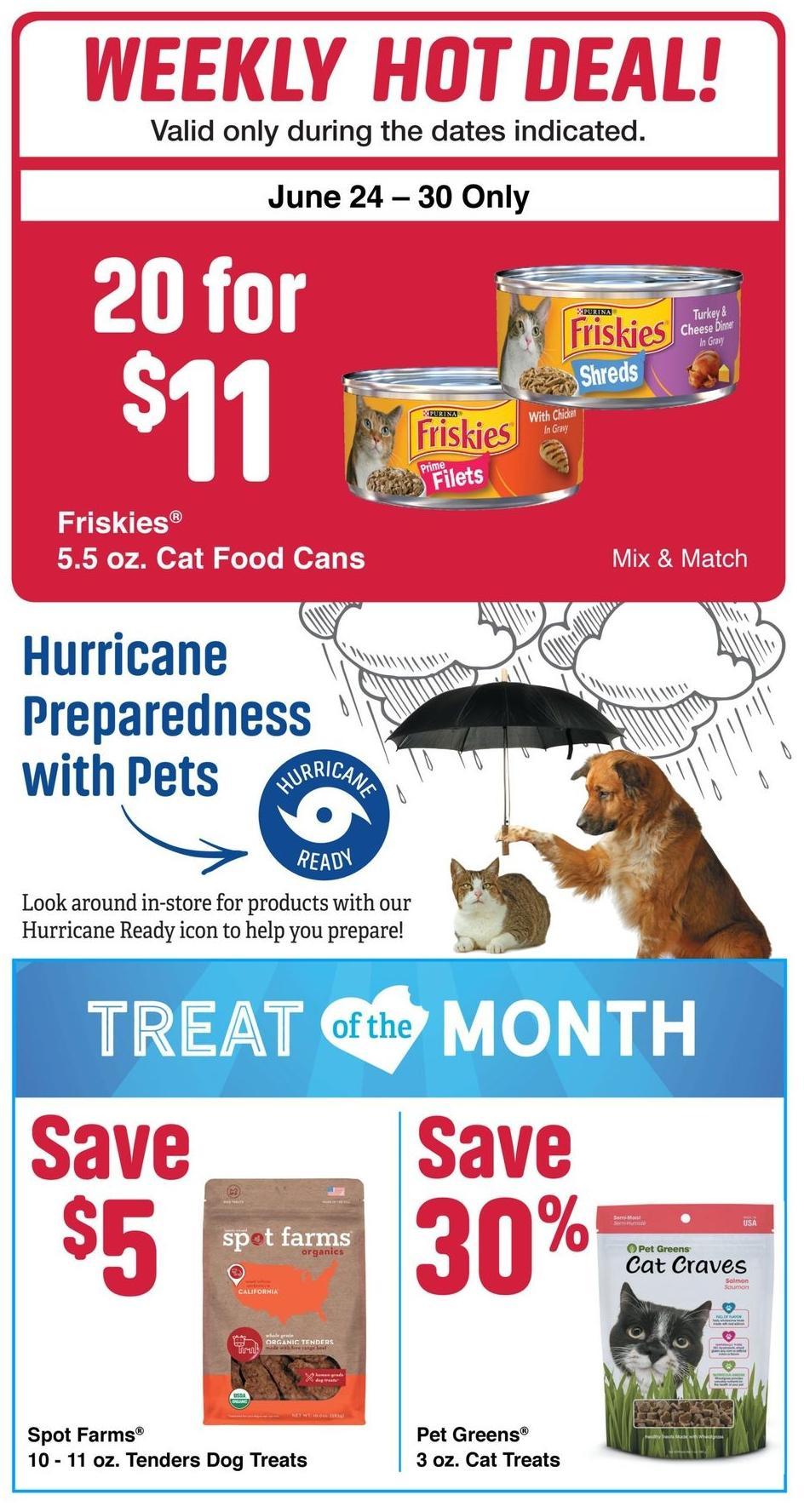 Pet Supermarket Weekly Ad from June 24