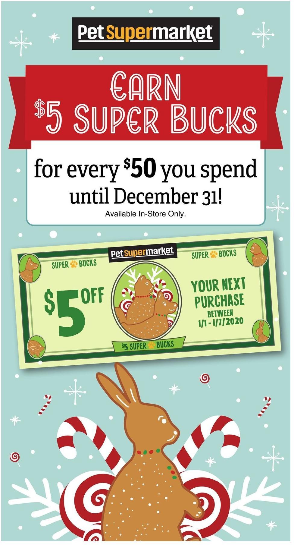 Pet Supermarket Weekly Ad from December 3