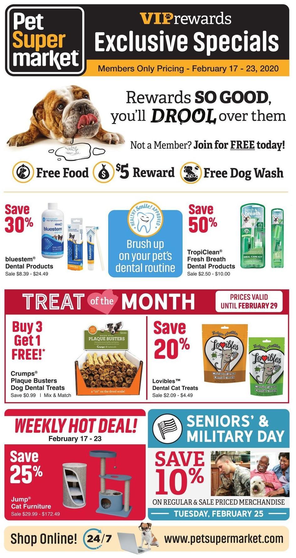 Pet Supermarket Weekly Ad from February 17