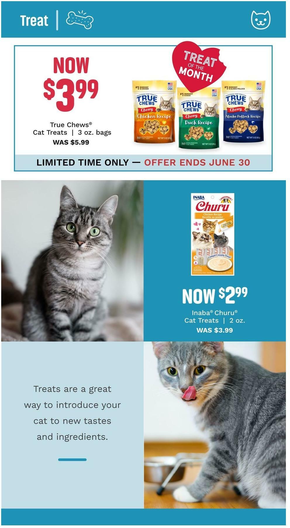 Pet Supermarket Cat Savings Weekly Ad from June 1