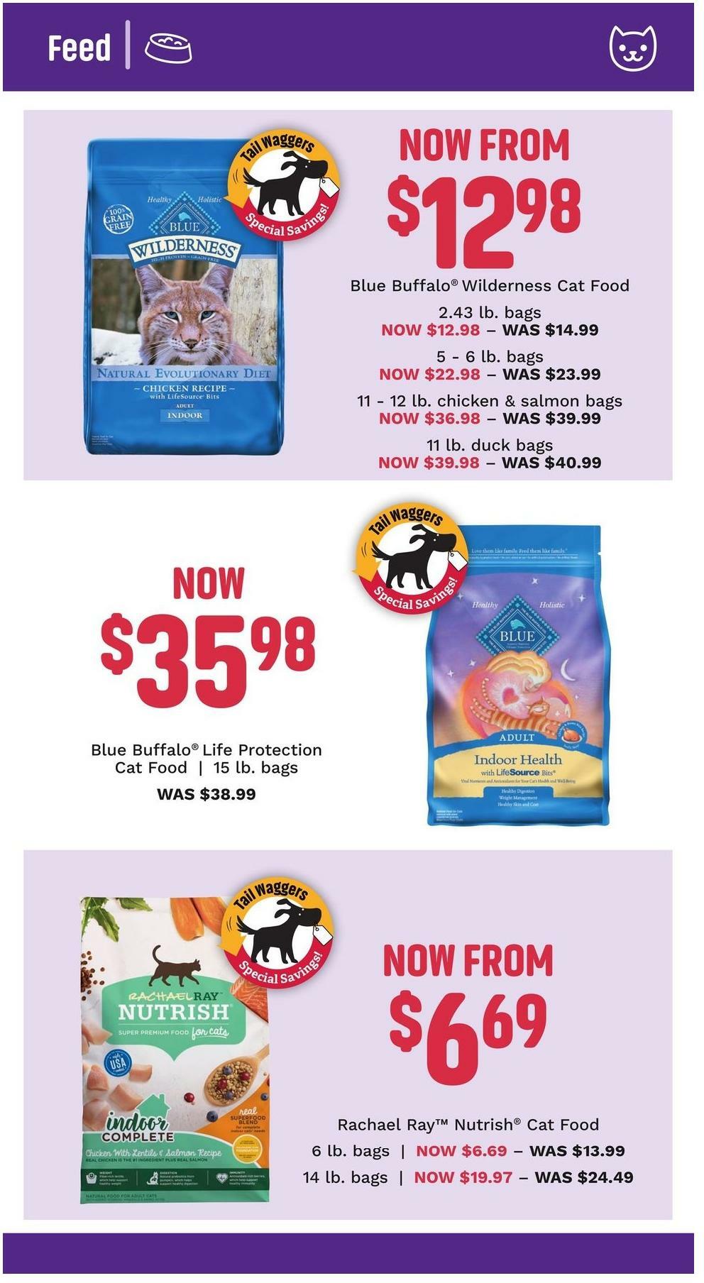 Pet Supermarket Cat and Small Pet Savings Weekly Ad from August 1
