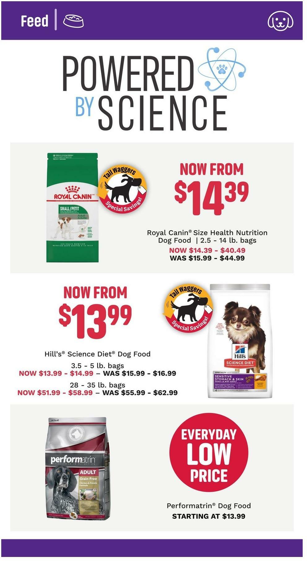 Pet Supermarket Dog and Small Pet Savings Weekly Ad from August 1