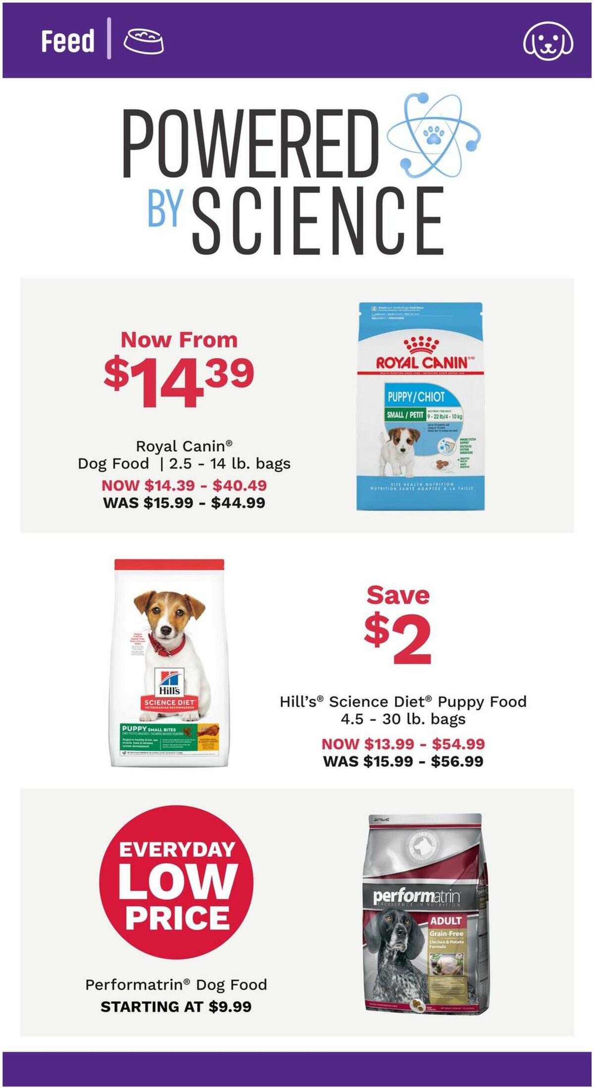 Pet Supermarket Dog and Small Pet Savings Weekly Ad from September 1