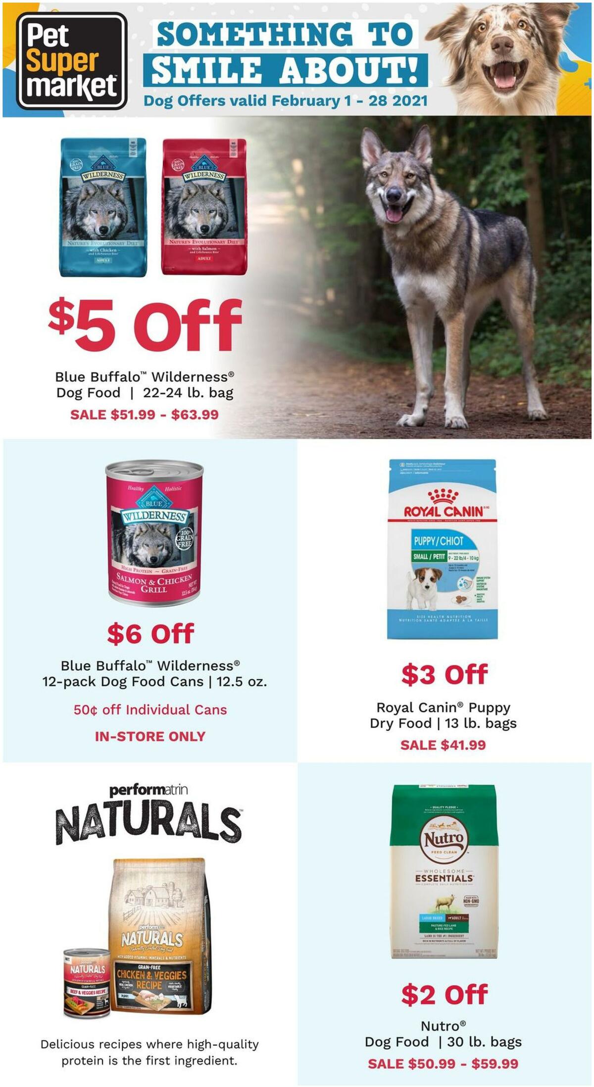 Pet Supermarket Weekly Ad from February 1