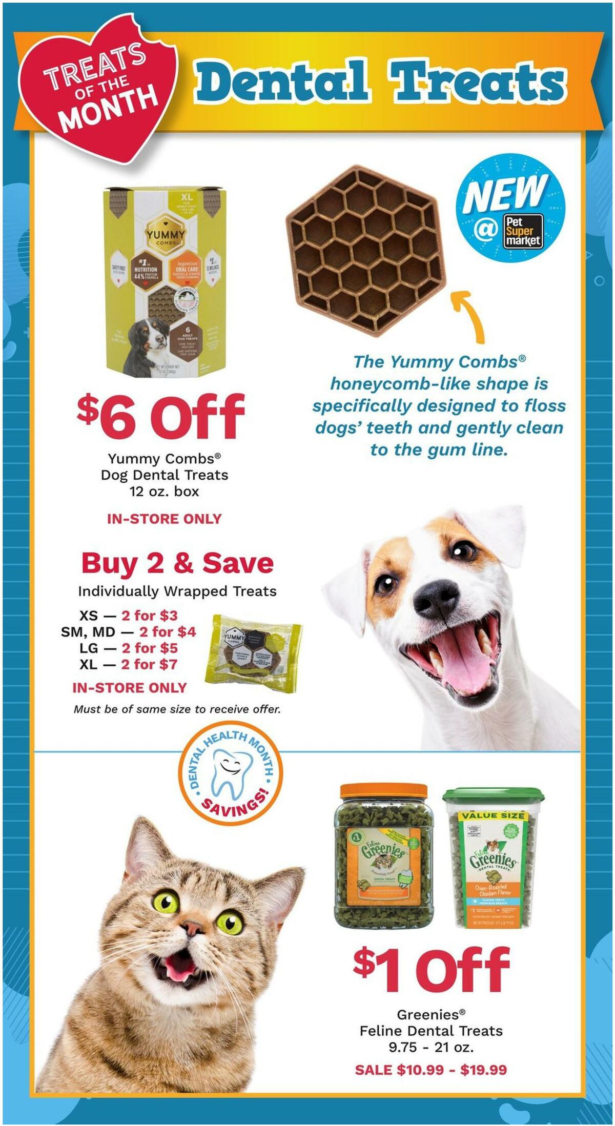 Pet Supermarket Dental Month Weekly Ad from February 1
