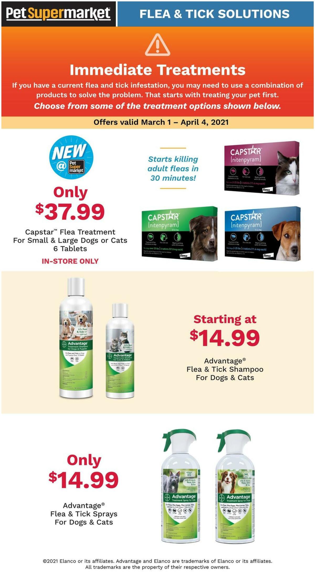 Pet Supermarket In-Store Ads Weekly Ad from March 1