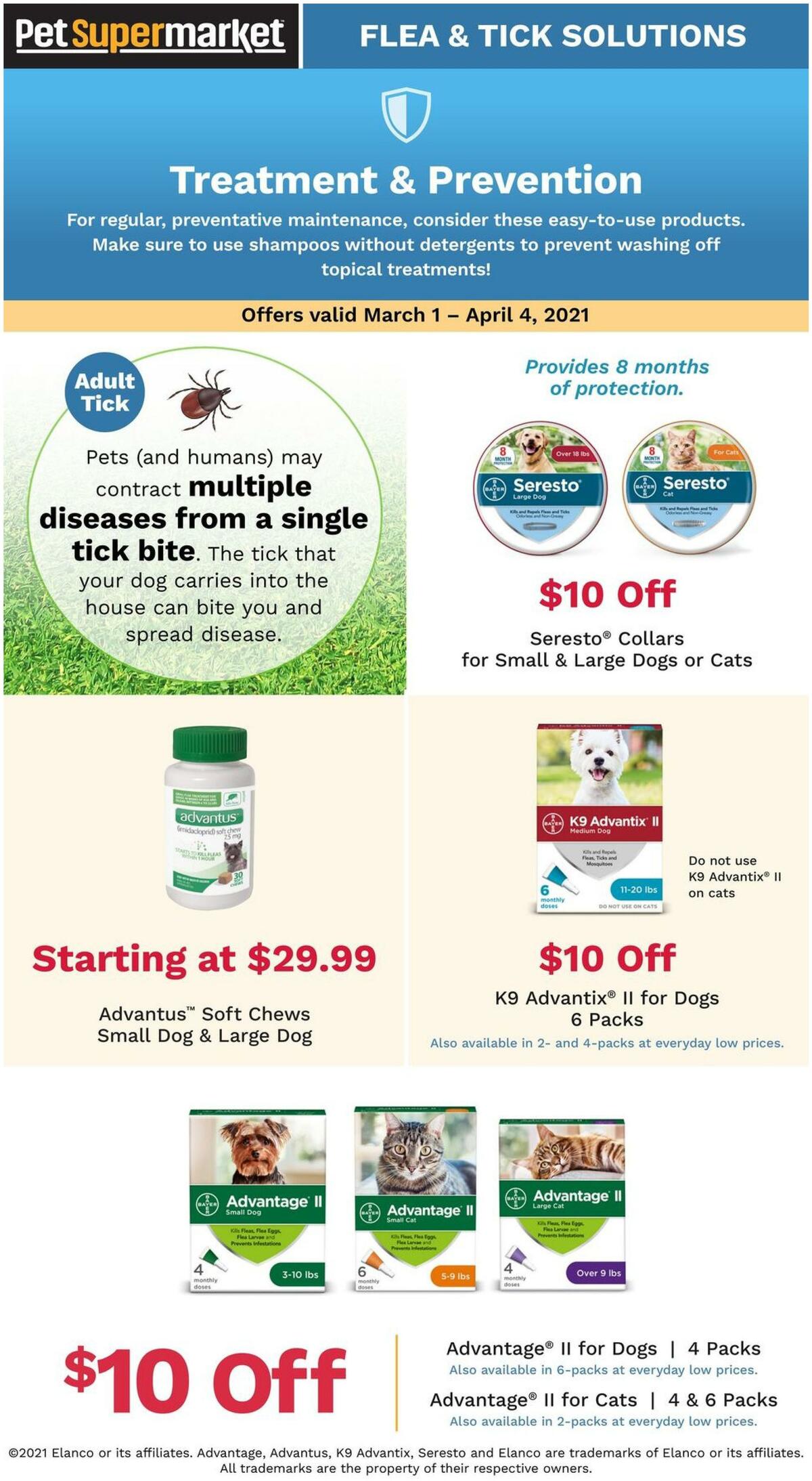 Pet Supermarket In-Store Ads Weekly Ad from March 1