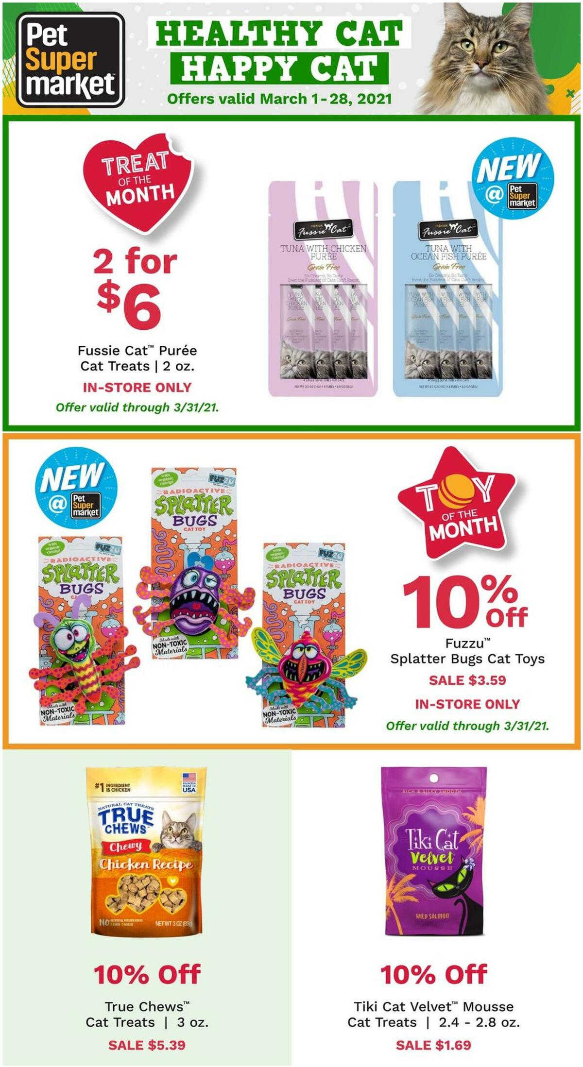 Pet Supermarket Weekly Ad from March 1