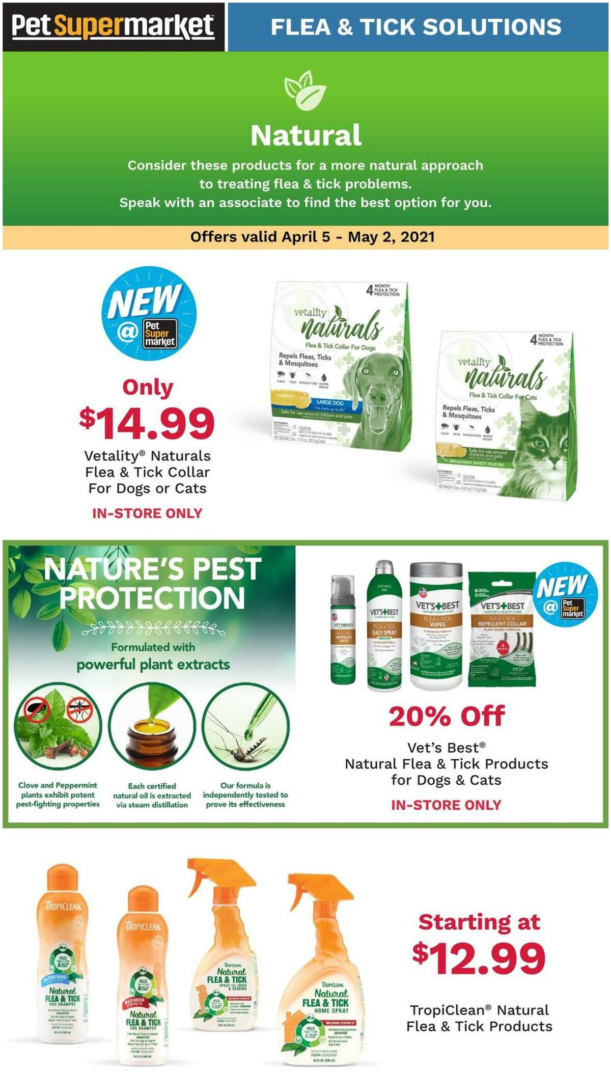 Pet Supermarket Weekly Ad from April 6