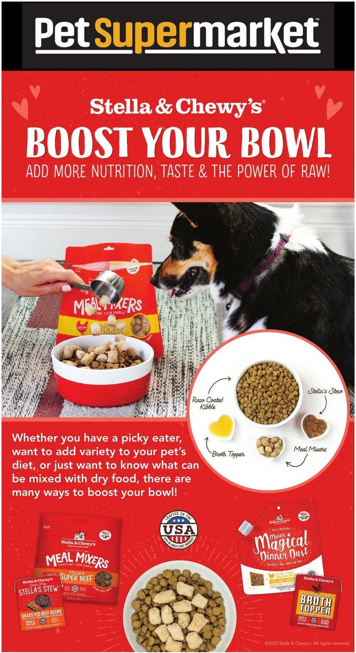 Pet Supermarket Bowl with Stella & Chewy Weekly Ad from April 5