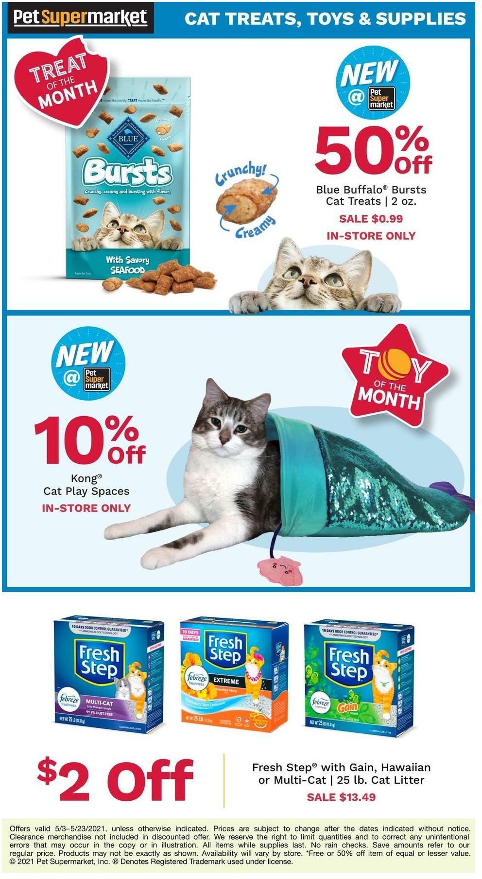 Pet Supermarket Weekly Ad from May 3