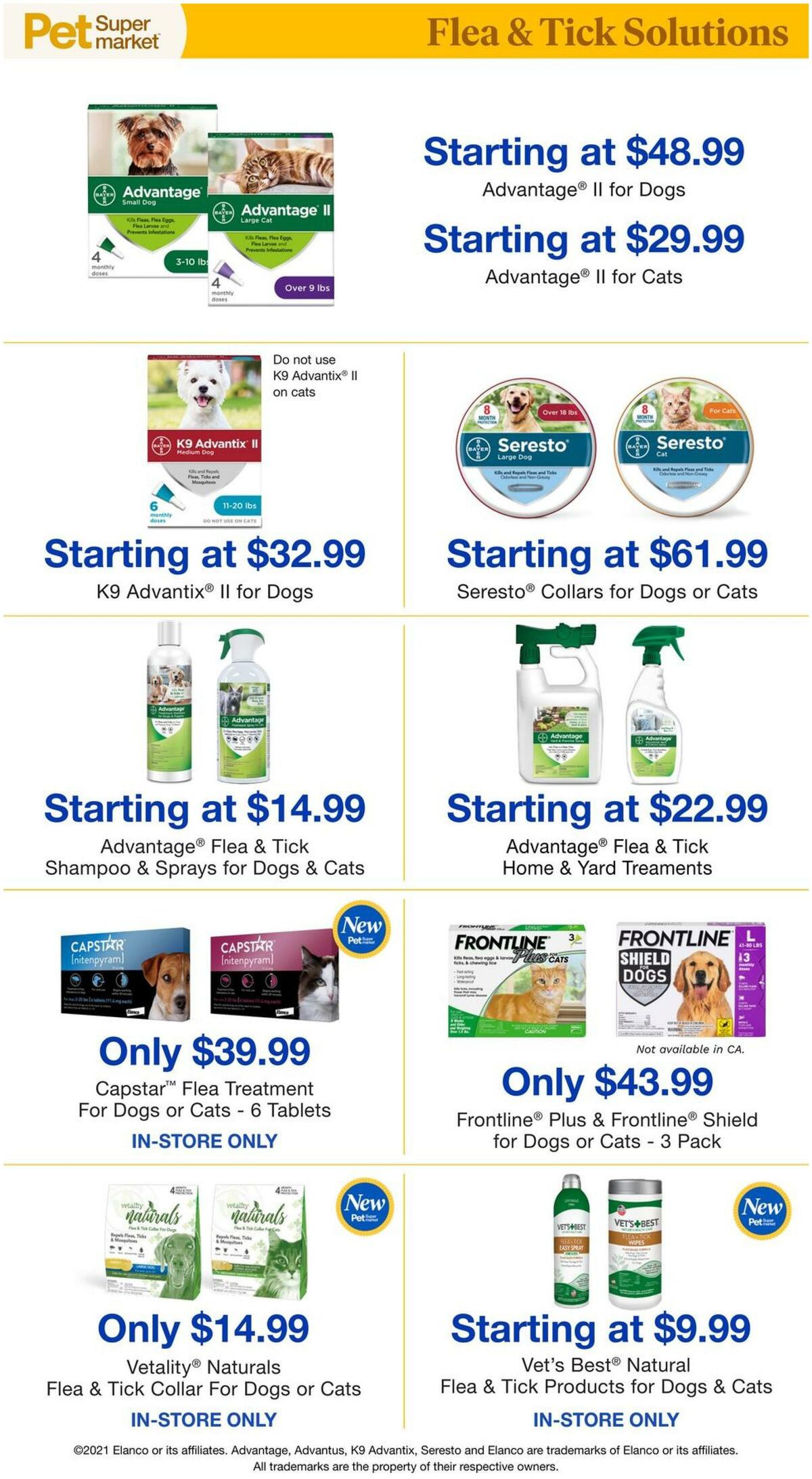 Pet Supermarket Weekly Ad from August 2