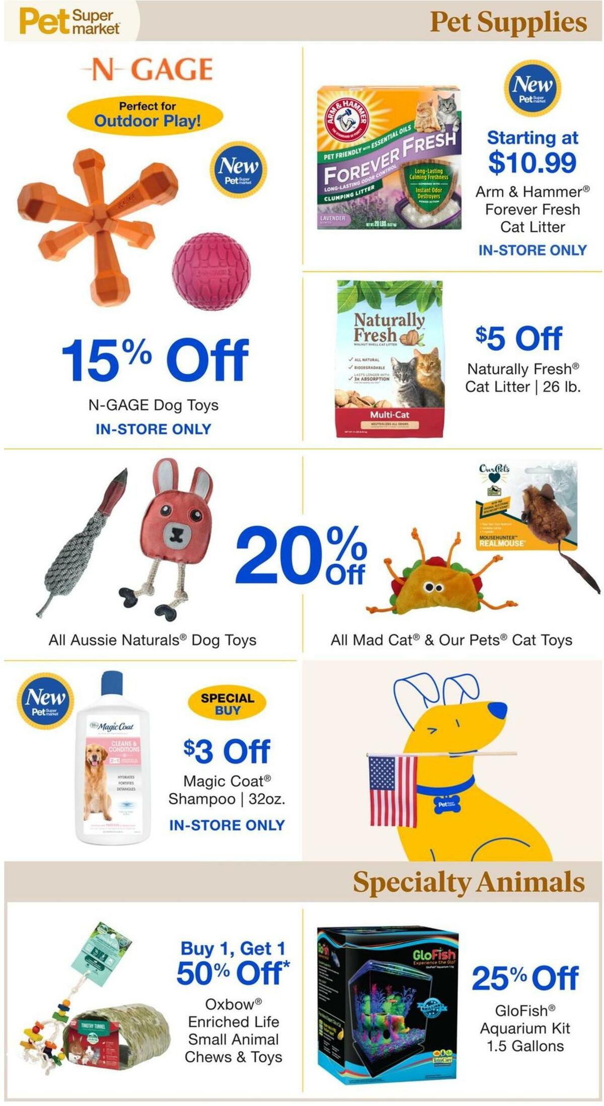 Pet Supermarket Weekly Ad from September 2