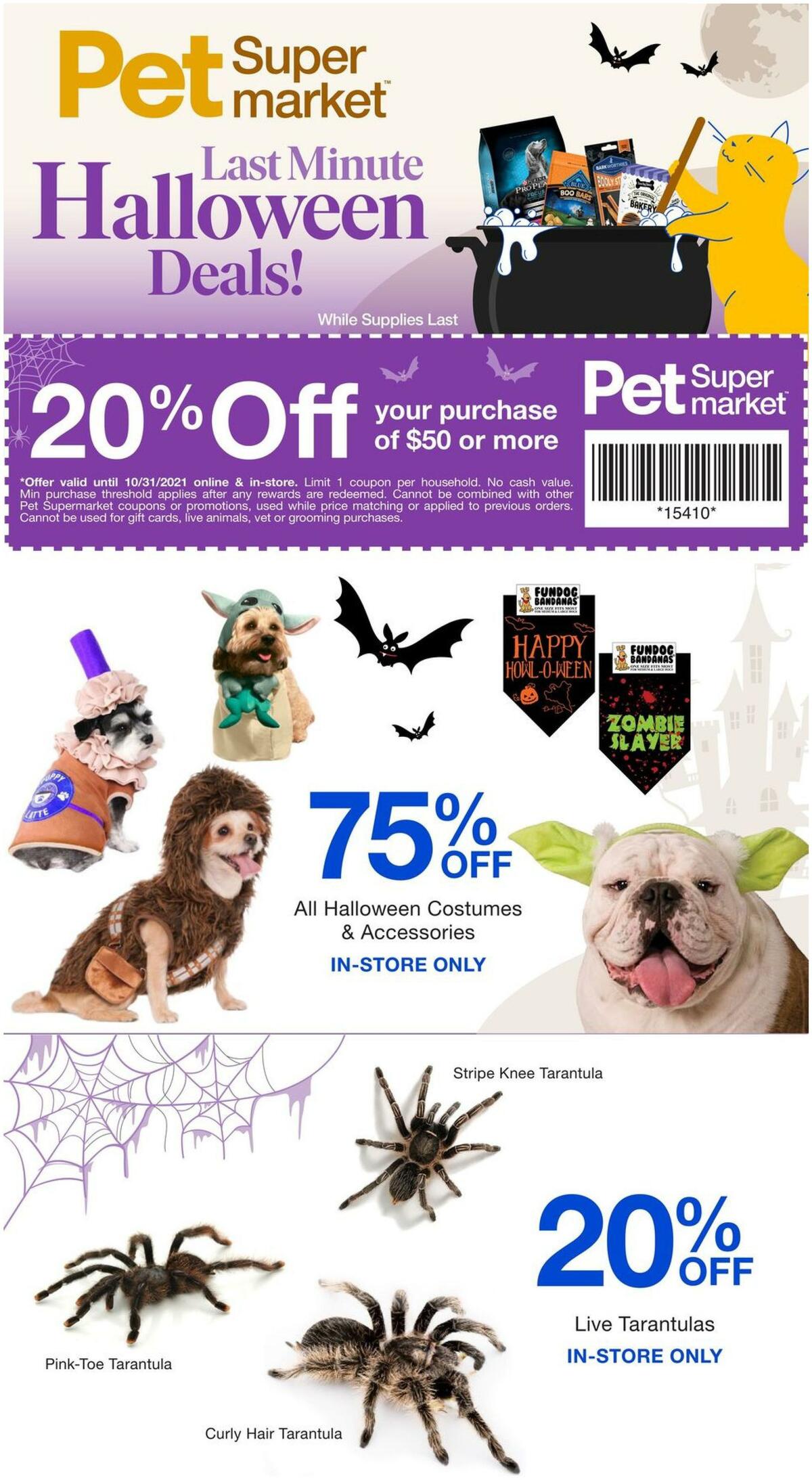 Pet Supermarket Weekly Ad from October 27