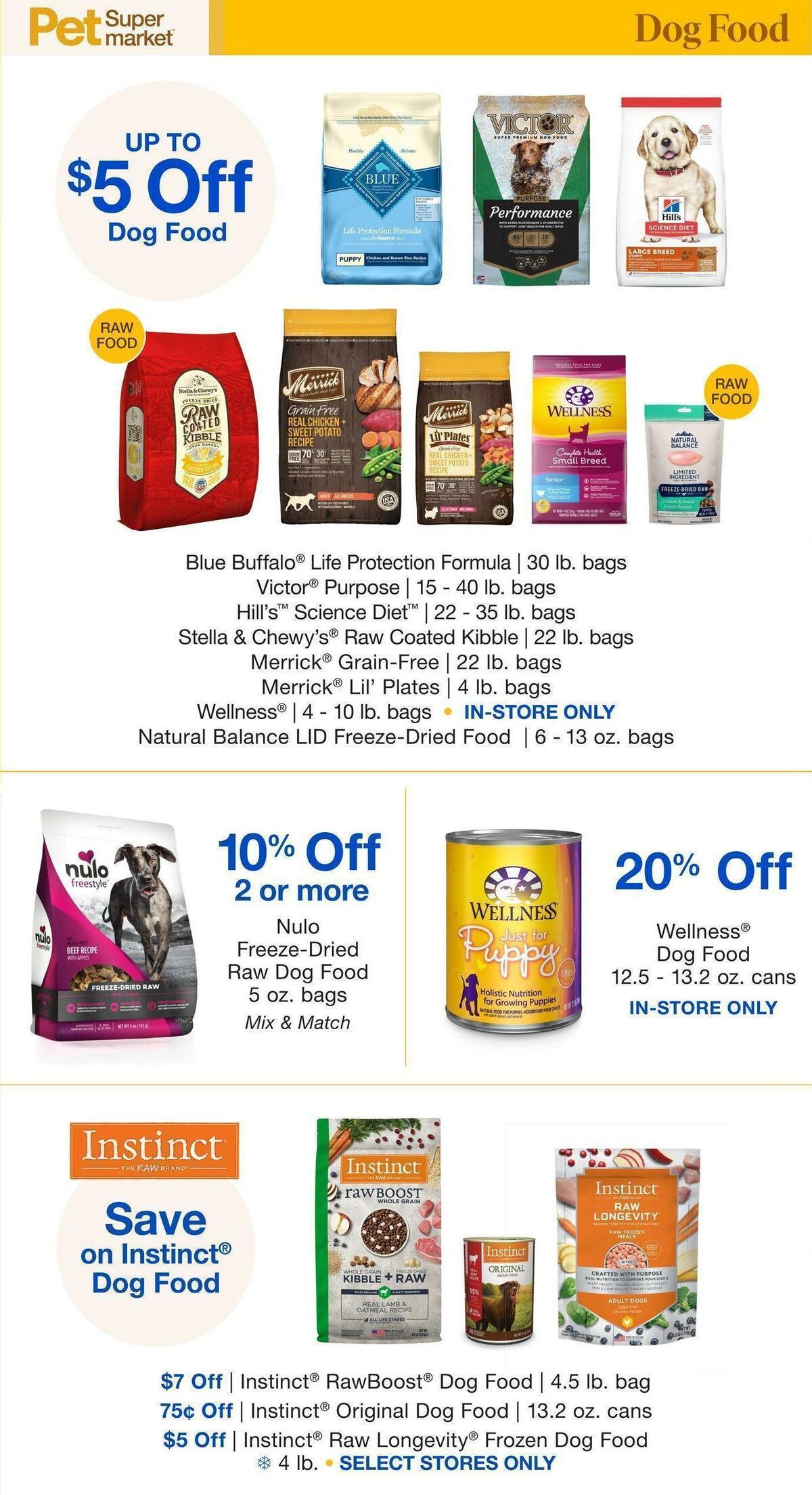 Pet Supermarket Small Animal Specials Weekly Ad from September 1