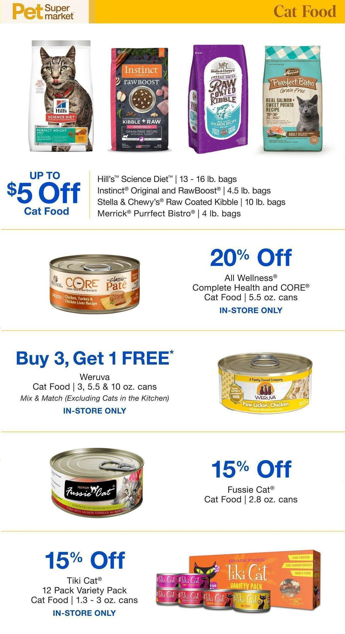 Pet Supermarket Small Animal Specials Weekly Ad from September 1