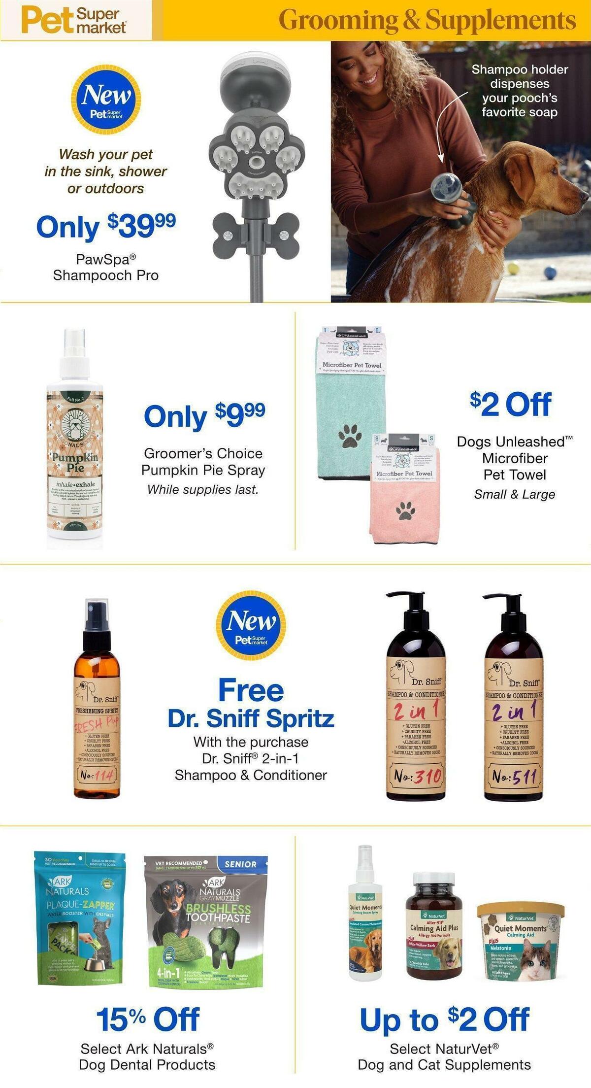 Pet Supermarket Small Animal Specials Weekly Ad from September 1